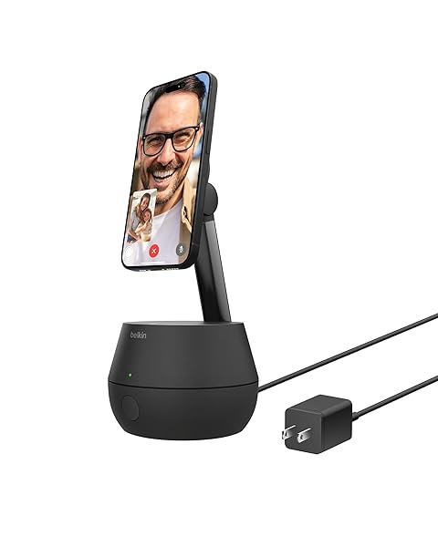 BELKIN WIRELESS CHARGER STAND, AUTO FACE TRACKING, APPLE...