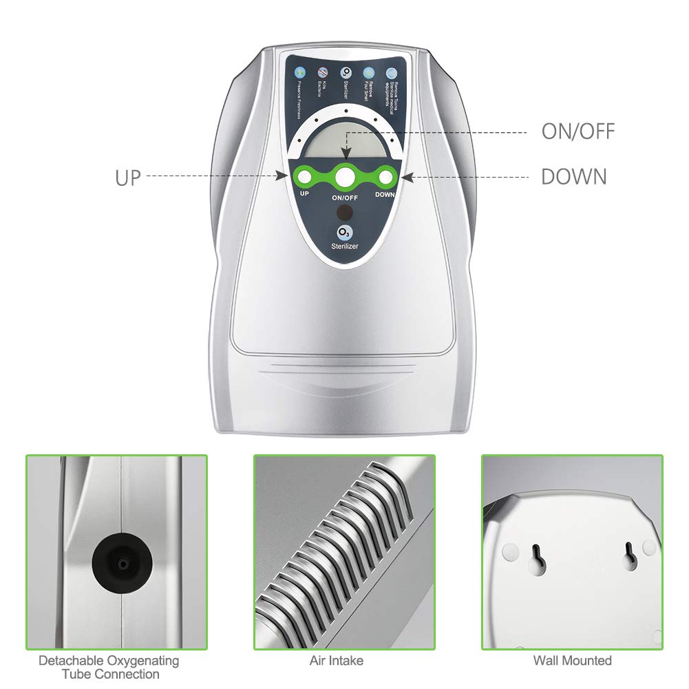 Portable Ozone Generator,Multipurpose Ozone Machine with Timer for Home,Room,Office,Hunting