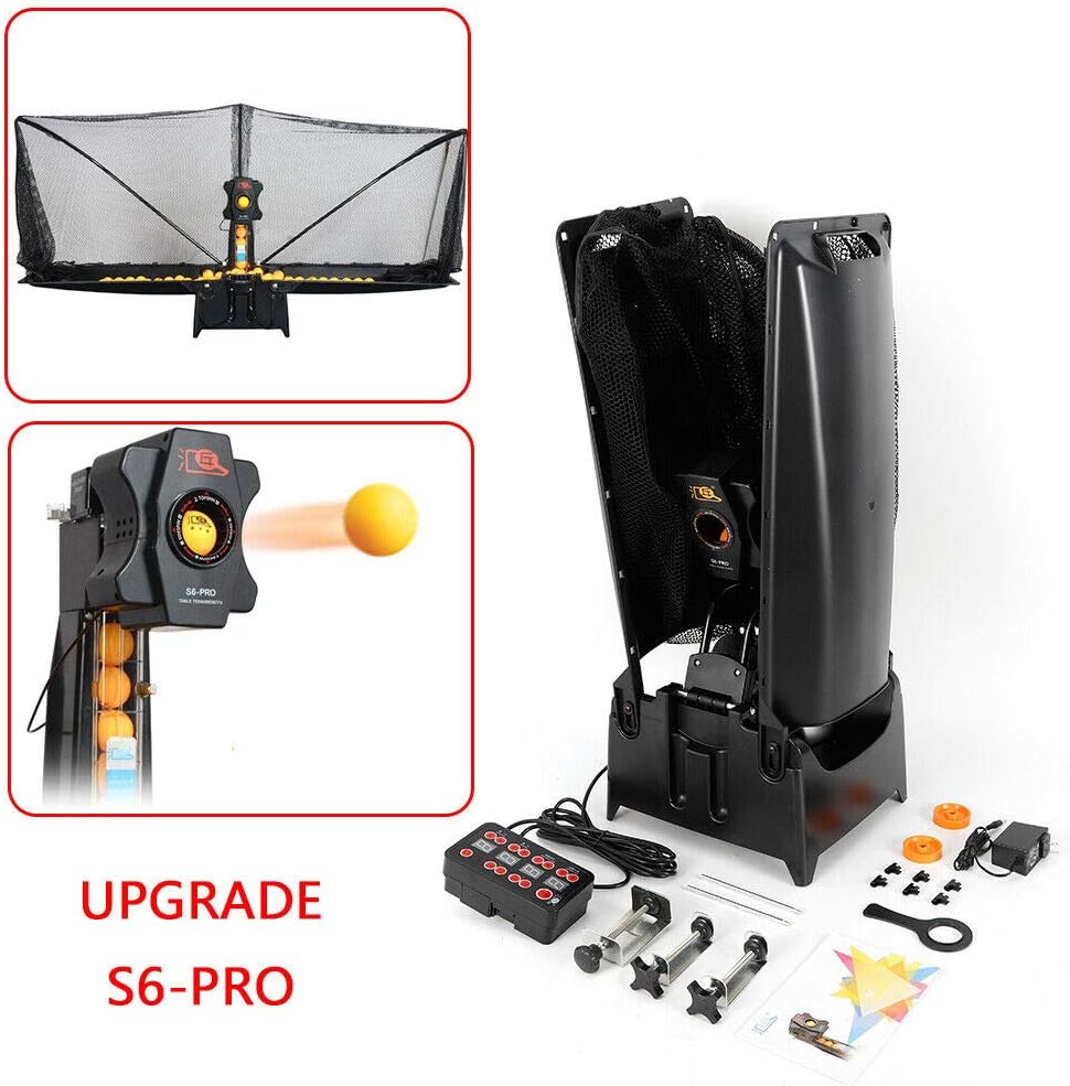  Ping Pong Robot with 36 Different Spin Balls Automatic Ball Launcher