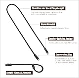 ARVOK 2 Pack Camera Strap Neck Shoulder Wrist Climbing Rope for SLR DSLR view 4