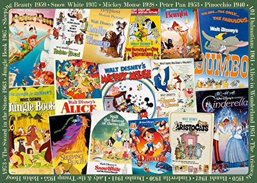 Ravensburger Disney Vintage Movie Posters 1000pc piece Jigsaw Puzzle