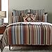 Greenland Home Barefoot Bungalow Durango Quilt Set, Full/Queen, Natural,GL-1603NMSQ, 3-Piece