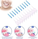 Rezolite 200 Pieces Silicone Interdental Brushes Dual-Use Dental Picks view 3