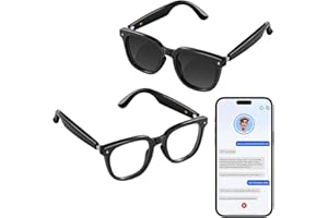 2026 Latest Smart Audio Glasses with Bluetooth, Open-Ear Speakers, Music &amp; Hands-Free Calls, AI Voice Assistant,Translation for 164+ Languages Lightweight Wearable Tech Glasses for Men &amp; Women5.0 out of 5 stars 211 offer from $36.99