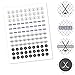 Big Dot of Happiness Shoots and Scores - Hockey - Baby Shower or Birthday Party Round Candy Sticker Favors - Labels Fit Chocolate Candy (1 Sheet of 108)