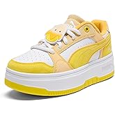 PUMA Kids Girls Rebound Femme Junie Platform Sneakers Shoes Casual - Yellow