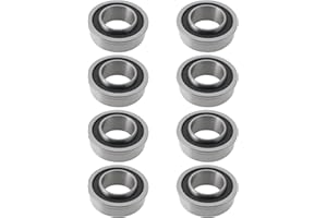 SING F LTD 8Pcs Flanged Ball Bearing Replacement Part 532009040 Compatible with Ariens Compatible with MTD Compatible with JD
