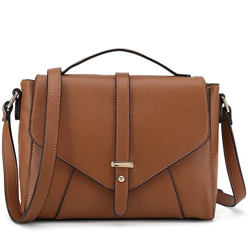 Ladies Designer Purses Cross Body Handbags Trendy Bags for Women Shoulder Bags (Brown) best stylish purses for fall