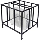 foriy Air Conditioner Cage Adjustable Security Cage Large AC Guard Fit Most | Adjustable Size up to 45" L x 45" W x 54" H with Screws for Round or Square Units Outside Anti-Theft