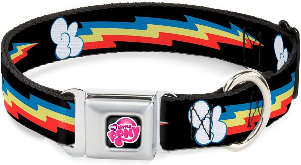 Buckle-Down Seatbelt Buckle Dog Collar - Derpy/Expressions Gray/Pink (Similar to WMLP018-submit one Design, but not Both, per Product) - 1.5" Wide - Fits 16-23" Neck - Medium
