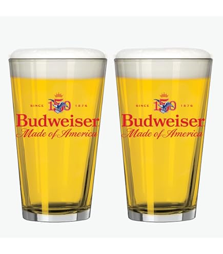 Amazon.com | Budweiser Deluxe Glass and Coaster Collection Gift