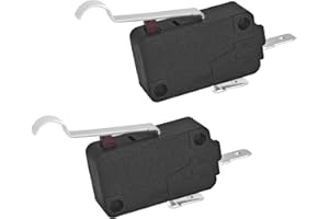 FORMIDEN V7-7H25D8-263-1 Micro Switch (Pack of 2) - SPST-NC Roller Lever Snap Action Switch Replacement for Honeywell S&C