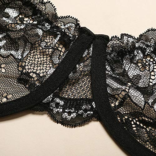 FONXOS-Sexy-Lingerie-Lingerie-da-Donna-Reggiseno-Aperto-Stripper-Abiti-Abito-Esotico-Pizzo-Donna-Lingerie-da-Sposa-Esotico-Sexy