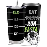 BSHELLOE Gifts for Runners - Marathon Stainless Steel Vacuum Insulated Tumbler 20 Oz