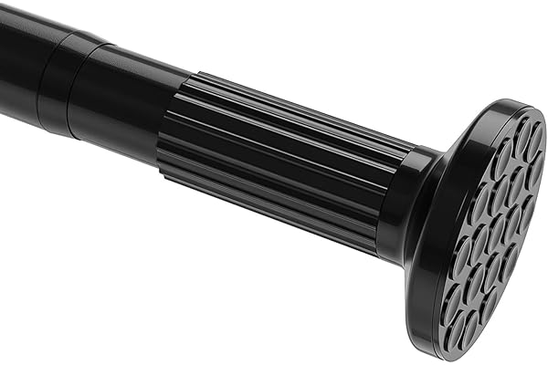 Tension Curtain Rod, 51-126 Inch,Spring Closet Rod, for Windows or Shower, Easy to Install, No Drilling, No Rust, for Bathroo