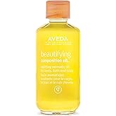 Aveda Beautifying Composition Oil | Bath, Body & Scalp | with Certified Organic Safflower & Olive Oil | Aroma of Certified Organic Rosemary, Lavender, Bergamot, 1.7 Fl Oz