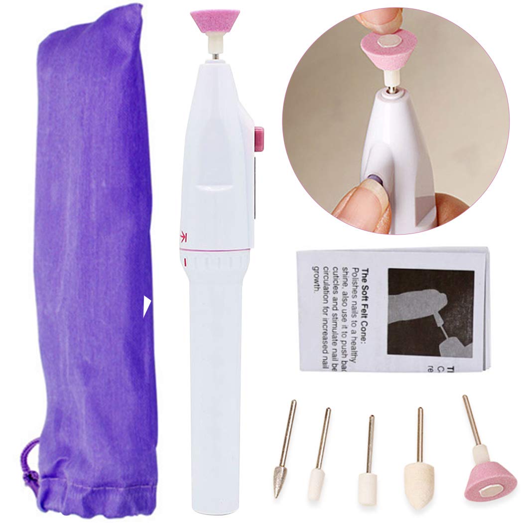Coxeer Nail Drill Kit Professional Nail File Drill Manicure and Pedicure Kit for Acrylics Gels Natural Nails Nail File Set Nails Care Tools for Hand : Beauty