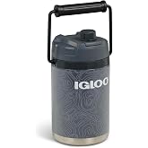 Igloo Trailmate 54 Oz Hybrid Jug, Carbonite | Insulated Sport Jug, Holds 54 oz, Stainless Steel Body, BPA-Free Liner, MaxCold Foam Insulation, Twist 'n' Chug Lid