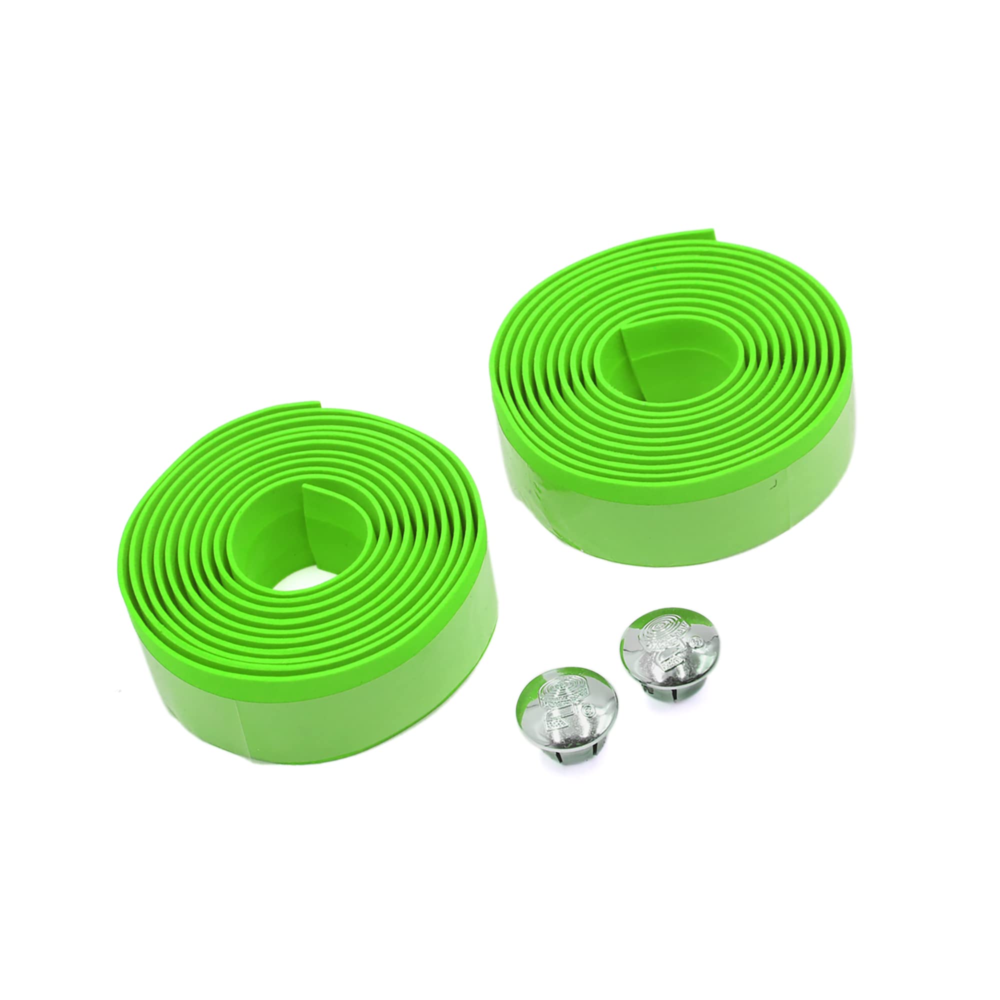 A ABSOPRO Bike Anti Slip Handlebar Tape Bar Grip Wrap Foam Green (Set of 2)