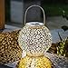 TAKEME Solar Lantern,Outdoor Garden Lights,Metal Waterproof LED Hanging Lights Decorative Lamp for Patio Outside Table