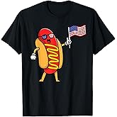 4th of July Hot Dog Hotdog 4th of July Shirts Boys Men Women T-Shirt