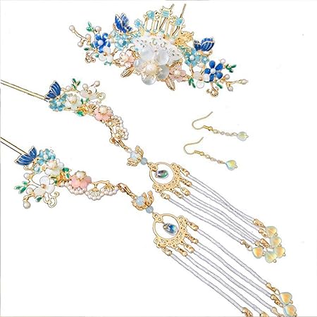 Amazon Co Jp Dreamli タッセル ヘア クラウン ヘア バンド ヘア クリップ ヘア アクセサリー 頭飾り 好適 レディーズ キッズ 誕生日 デコレーション ウェディング 卒業式 パーティー ギフト用 ビューティー