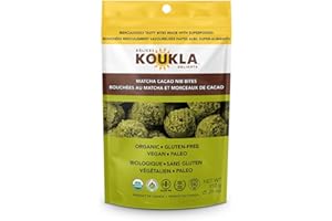 KOUKLA Delights - Matcha Cacao Nib Bites, Matcha Cacao, 150 Grams