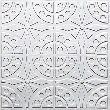 Decorative Modern 110 Tin Silver 2x2 Plastic Ceiling Tiles For