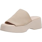 Minshluu Womens Wedge SIides Sandals Platform Open Toe Slip On Elastic Band Wedges Shoes