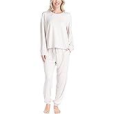 Ocean Pacific Fuzzy Feelings Pajama Set, Long Sleeve and Jogger Sleep Pants