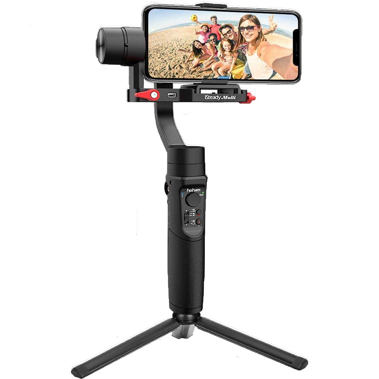 hohem Digital Camera Gimbal Stabilizer - Handheld Gimble for Sony RX100, for Canon PowerShot, for Panasonic Lumix, Action Cameras and Smartphones, Gopro Gimble, Phone Gimbal (3-in-1 iSteady Multi)