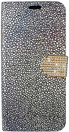 Galaxy S8 Plus Flip Case, Galaxy S8 Plus Wallet Cover Case, Rosa Schleife 3D Crystal Bling Glitter Diamond PU Leather Magnetic Flip Wallet Case Phone Case Protective Case Cover for Samsung S8 Plus