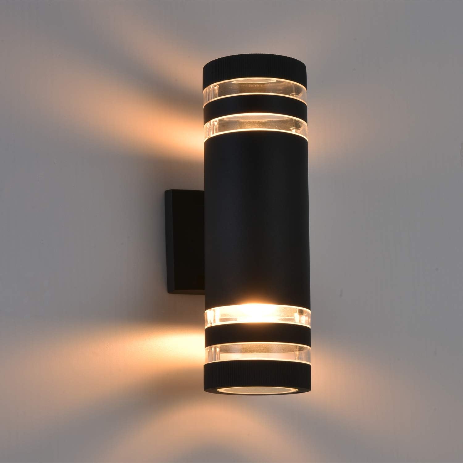 Outdoor Wall Light, Aluminum Exterior Lighting Waterproof Wall Mount