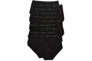 Hanes Women's Underwear Pack, 10-Pack, Full-Coverage Cotton Blend Panties, Moisture-Wicking Underwear for Women