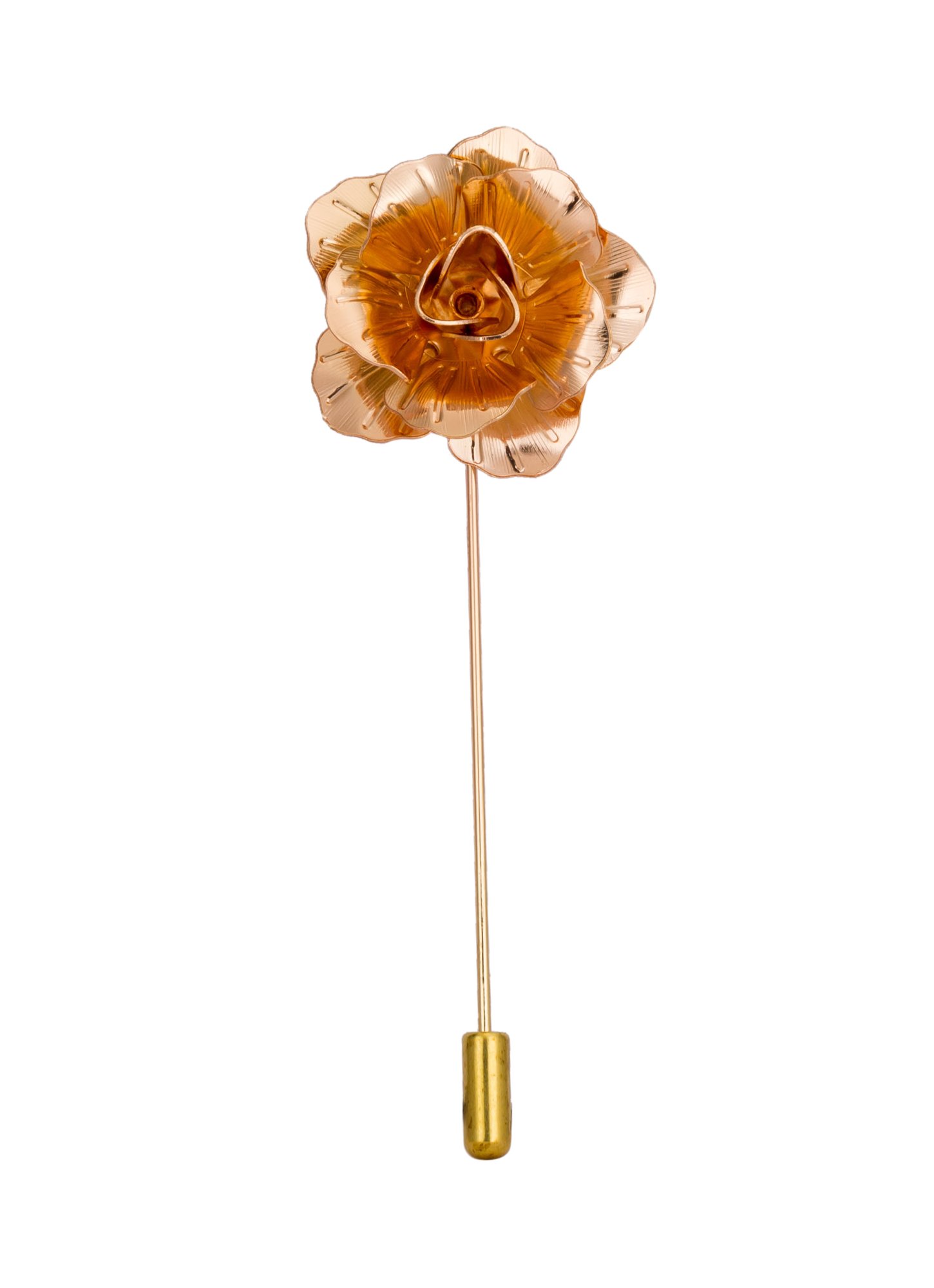 Brooch Lapel Pin for Men Handmade Executive Big Gold Rose Lapel Pin Golden Badge Coat Suit Wedding Gift Party Shirt Collar Accessory Brooch for Men