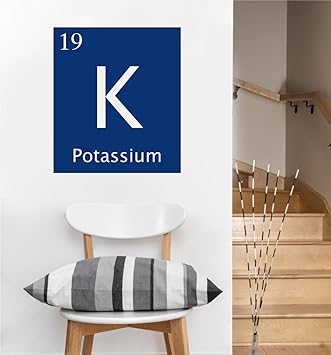 Amazon Com Potassium K Custom Periodic Table Of