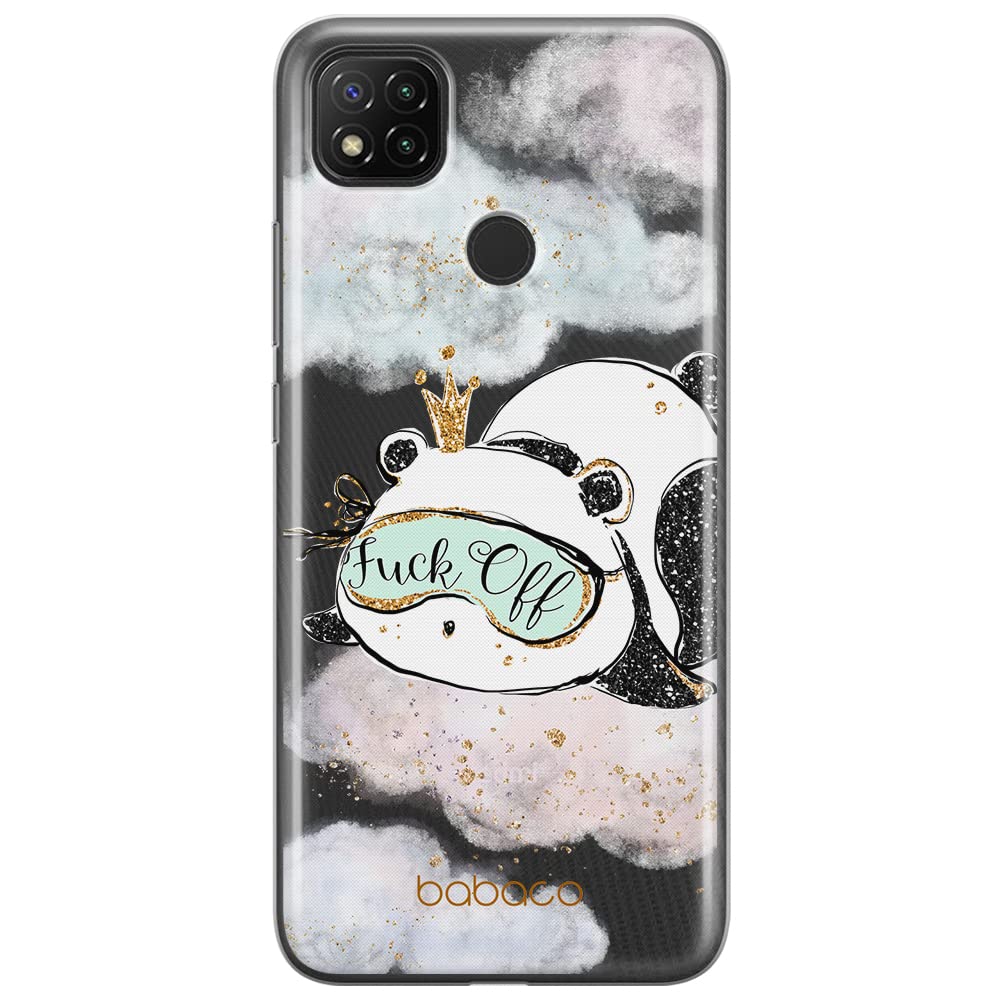 Babaco ERT GROUP mobile phone case for Xiaomi REDMI 9C original and officially Licensed pattern Panda 001 optimally adapted to the shape of the mobile phone, partially transparent