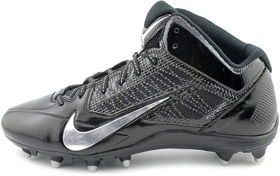 Amazon.com | Mens Nike Alpha Pro 3/4 TD Football Cleat (14 D(M) US, Black/Metallic Silver 