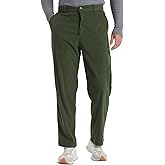 Donason Men's Corduroy Pants Slim Casual Straight Pants Mens Vintage Comfort Flat Front Classic with Pocket Cargo Pants