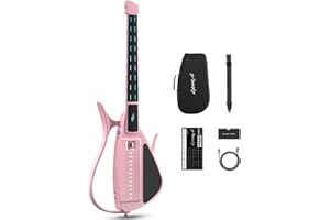 Enya CYBER-G Stringless Smart Guitar,Portable Foldable Travel Guitar with App-Controlled Chords,Hundreds of Instrument Sounds, Built-In Speaker & Drum Machine,Quick-Learn for Adults/Beginners