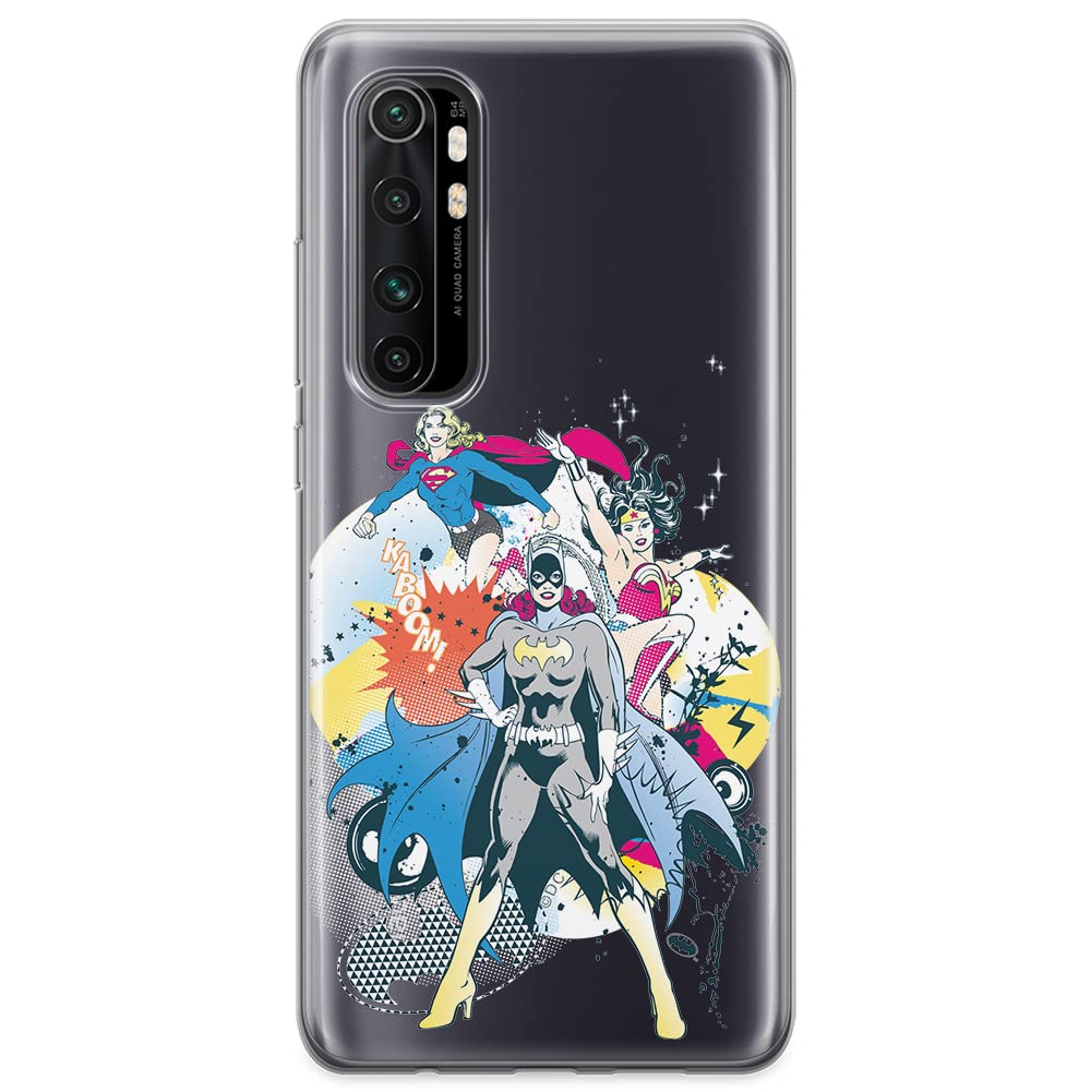 ERT GROUP mobile phone case for Xiaomi MI NOTE 10 Lite original and officially Licensed DC pattern Super Girls 001 optimally adapted to the shape of the mobile phone, partially transparent