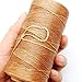 284yrd deep khaki Leather Sewing Waxed Thread 150D 1mm Leather Hand Stitching 125g