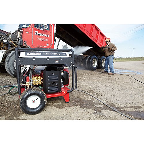 NorthStar Gas Cold Water Pressure Washer 5000 PSI, 5.0 GPM, Electric
