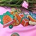 DIY Diamond Painting Keychains, Special Shaped Christmas Diamond Painting Ornaments, Small Diamond Art for Kids and Adult Beginners (4pcs)