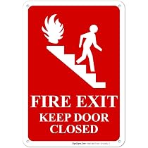 Letrero De Flecha Derecha De Salida De Emergencia De Incendio, Señal De Advertencia Acrílica De 10 X 3 Pulgadas, Letrero De Etiquetas De Pared De Puerta Para Oficinas, Negocios, Casa, Hogar
