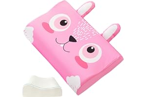 Kids Pillows for Sleeping, with Animal Pattern, Cute Kids Body Pillow, Ergonomic Skin Friendly Cushion, 45x27x6cm, for Boy Gi