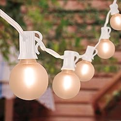 Outdoor LED String Lights, 50Ft G40 Outdoor Patio