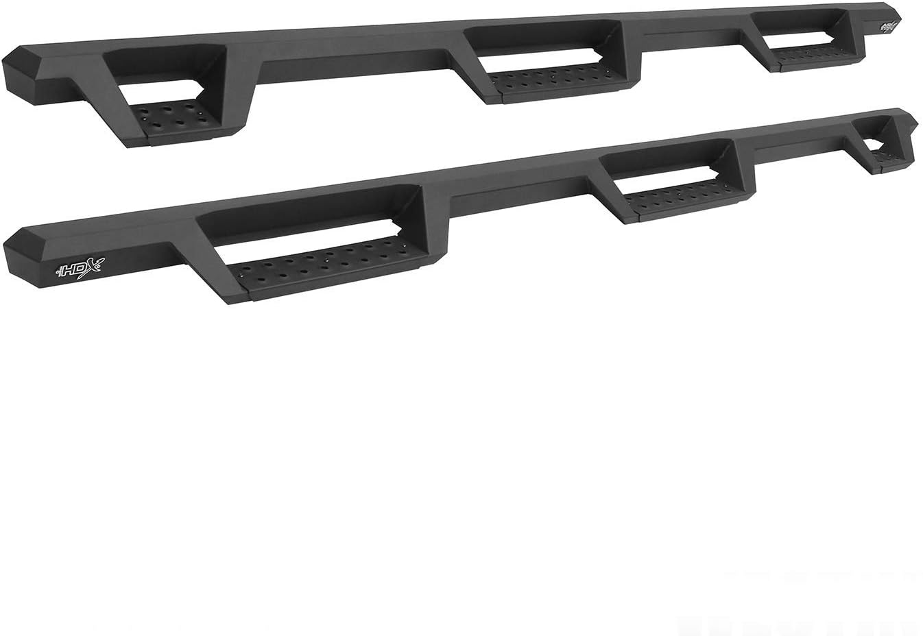 Westin 56-534325 HDX Drop Wheel to Wheel Nerf Step Bars fits 2009-2018 Ram 1500 2019-2023 Ram 1500 Classic 2010-2023 Ram 2500 3500 Crew Cab (6'4" Bed) Textured Black 1 Pair