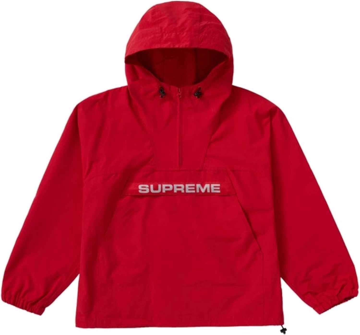 supreme heavy nylon anorak black