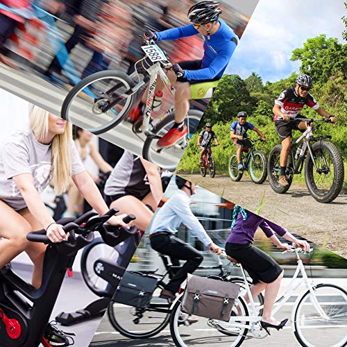Linkax Gel Bike Seat Cover Extra Soft Bike Saddle Cushion Fits Spin Bike Road Bike Cruiser Stationary Bikes with 2 Water&Dust Resistant Cover (Black 11" x 7") - Thumbnail 6